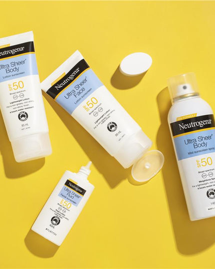 Neutrogena Ultra Sheer Face Fluid Facial Sunscreen SPF 50 40ml
