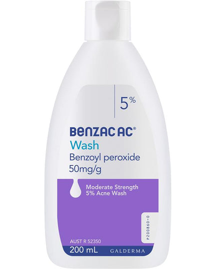 Benzac AC Wash 5% 200mL