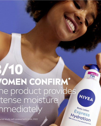 NIVEA Express Hydration Body Lotion Moisturiser 400ml