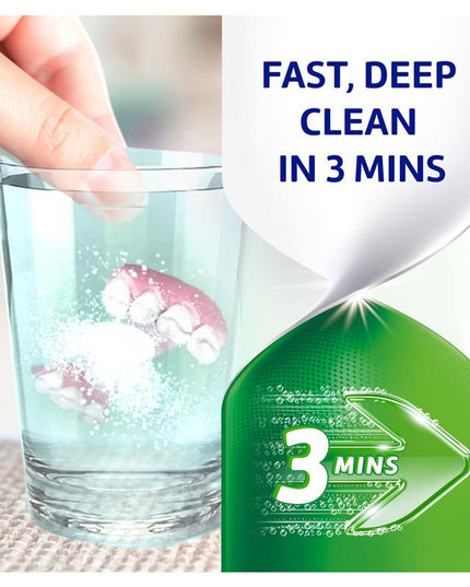Polident Denture Cleanser Fresh Active Tablets 36
