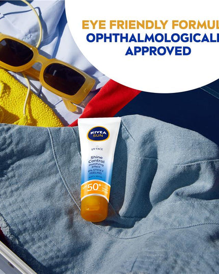 NIVEA Sun UV Face Sunscreen Shine Control SPF50 50ml