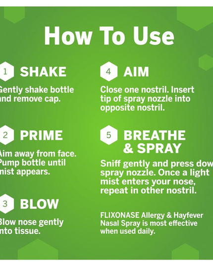 Flixonase Allergy and Hayfever 24 Hour Nasal Spray 120 Doses