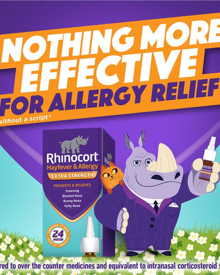 Rhinocort Extra Strength Hayfever & Allergy Nasal Spray 120 Sprays