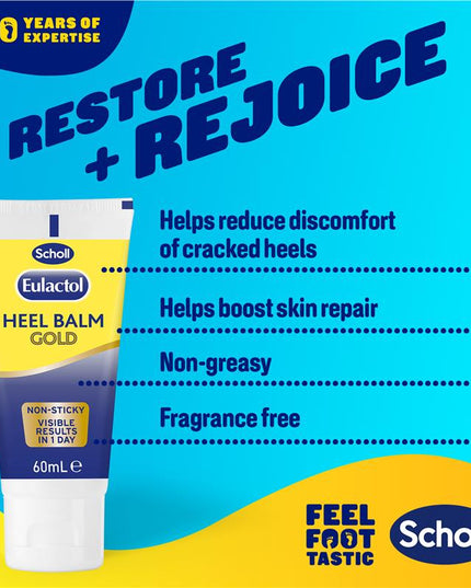 Scholl Eulactol Heel Balm Gold 60ml