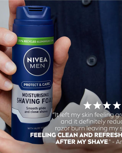 NIVEA MEN Protect & Care Shaving Foam Moisturising 200ml