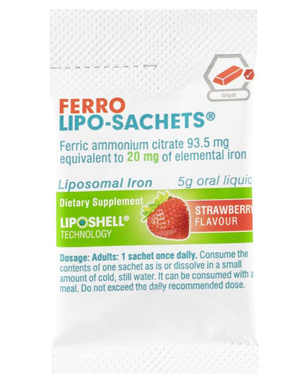 Lipo-Sachets Ferro Strawberry 5g 30 Sachets