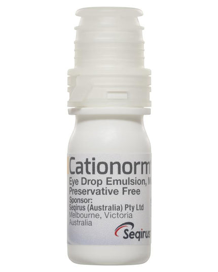 Cationorm Preservative Free Eye Drops 10ml