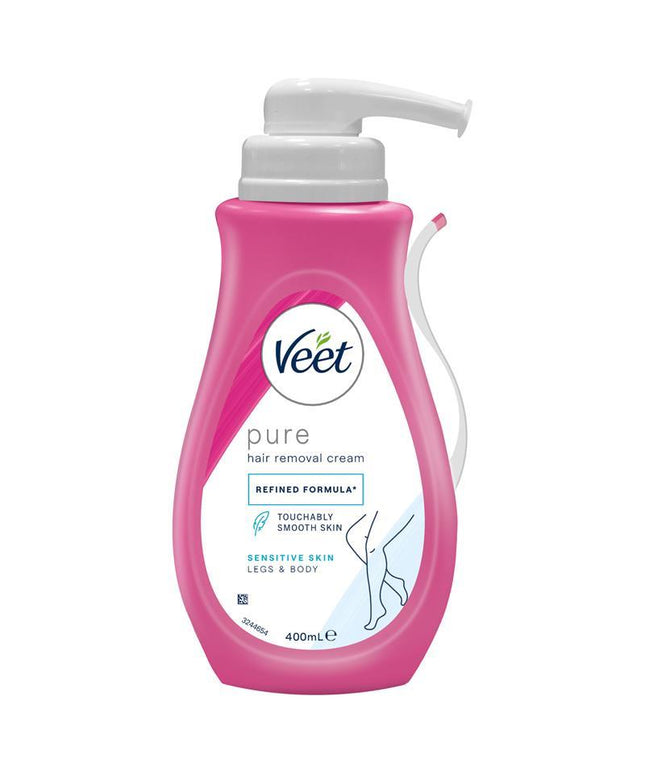 Veet Pure Hair Removal Cream Legs And Body Sensitive Skin 400ml