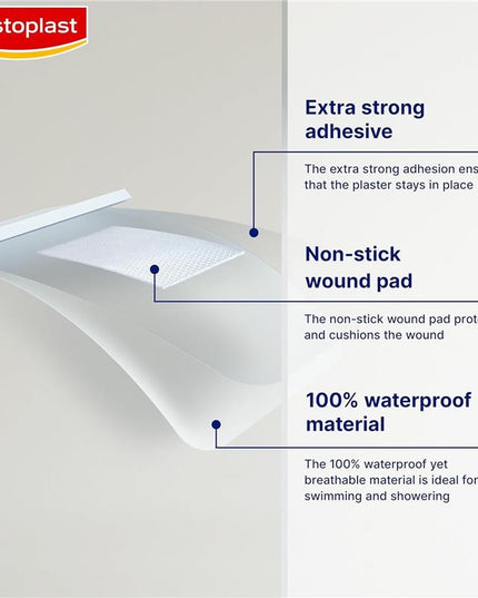 Elastoplast 11471 Aqua Protect Water Proof Strip 40