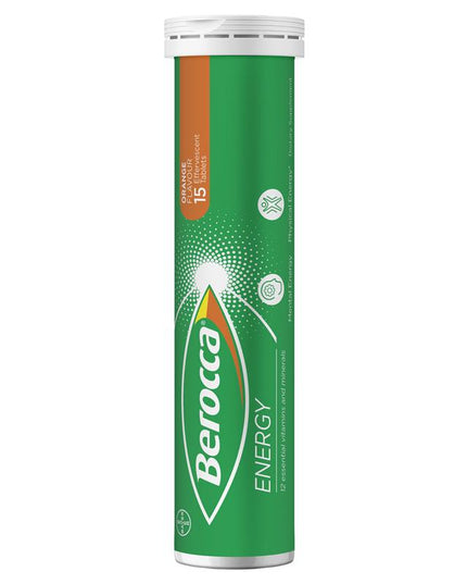 Berocca Energy Orange 30 Effervescent Tablets