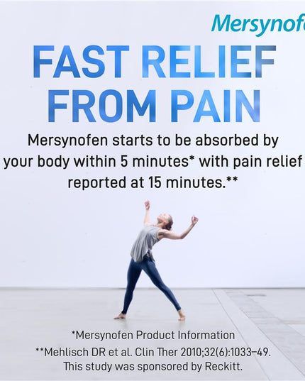 Mersynofen Pain Relief Tablets with Paracetamol + Ibuprofen 12 Pack