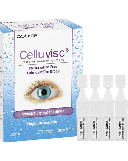 Celluvisc Eye Drops 30 x 0.4mL