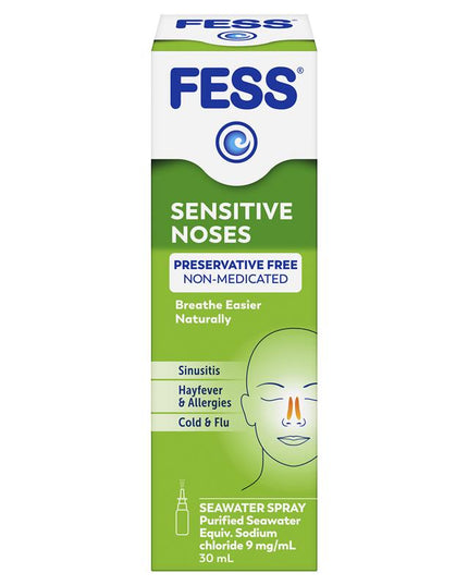 Fess Sensitive Noses Seawater Nasal Spray 30ml