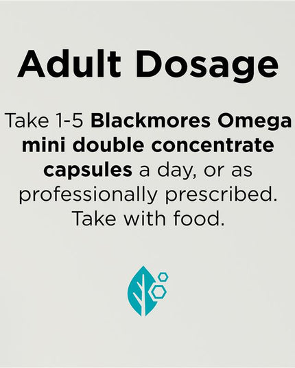 Blackmores Omega Mini Double Concentrate 200 Capsules
