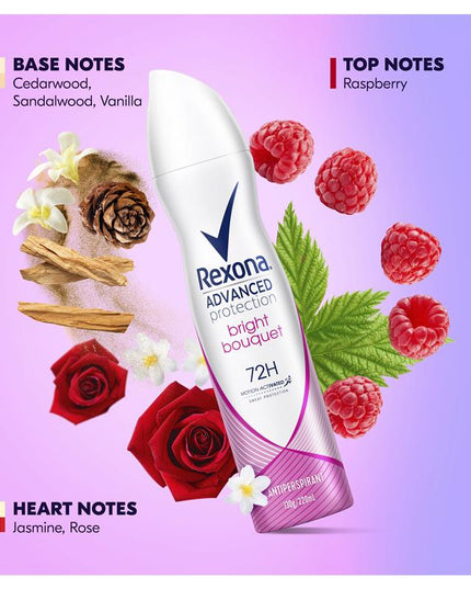 Rexona for Women Antiperspirant Advanced Bright Bouquet 220ml