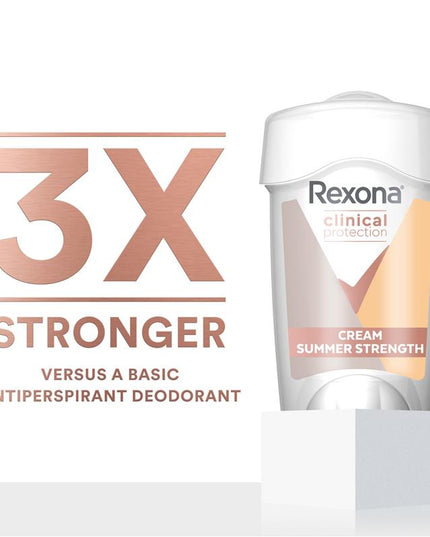 Rexona for Women Clinical Protection Antiperspirant Deodorant Summer Strength 45ml