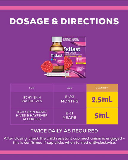 Telfast Kids Oral Liquid 150ml