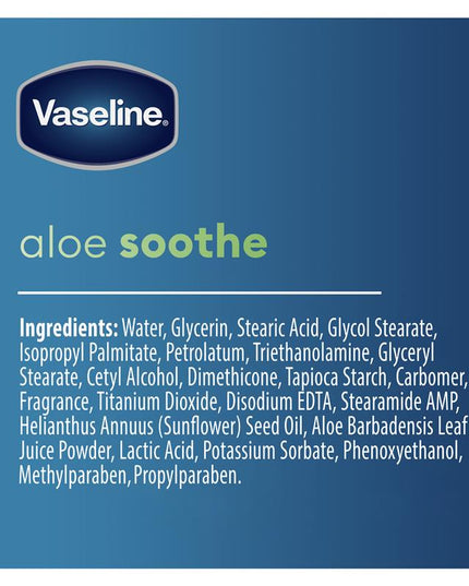 Vaseline Intensive Care Body Lotion Aloe Soothe 750ml