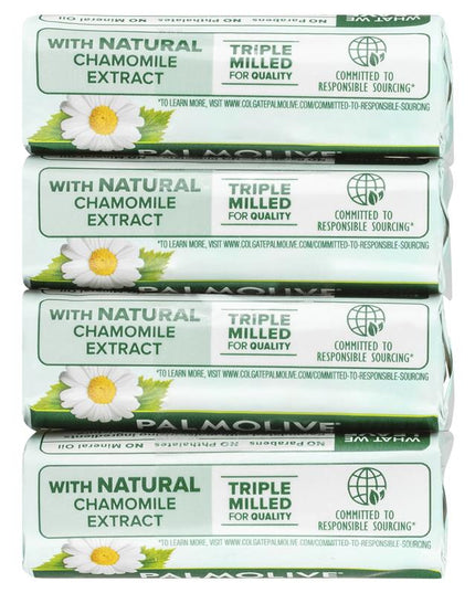 Palmolive Naturals Balanced & Mild Bar Soap Chamomile Extracts 4 x 90g