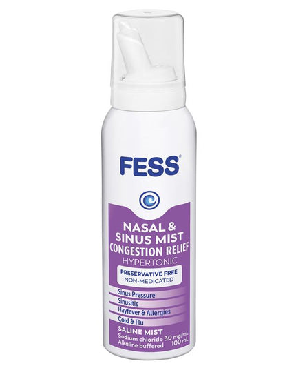 Fess Nasal & Sinus Saline Mist 100ml