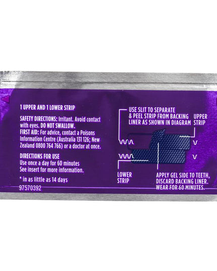 Oral B 3D White Luxe Advanced Seal 14 Teeth Whitening Treatments