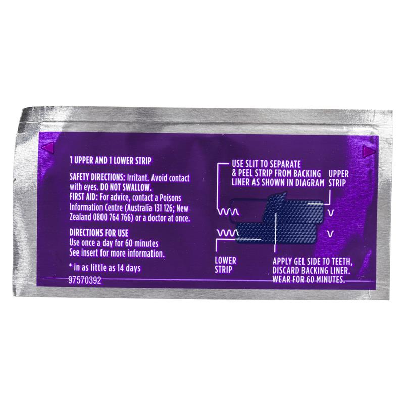 Oral B 3D White Luxe Advanced Seal 14 Teeth Whitening Treatments