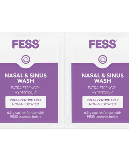 Fess Nasal & Sinus Wash Extra Strength Refill 24 Sachets
