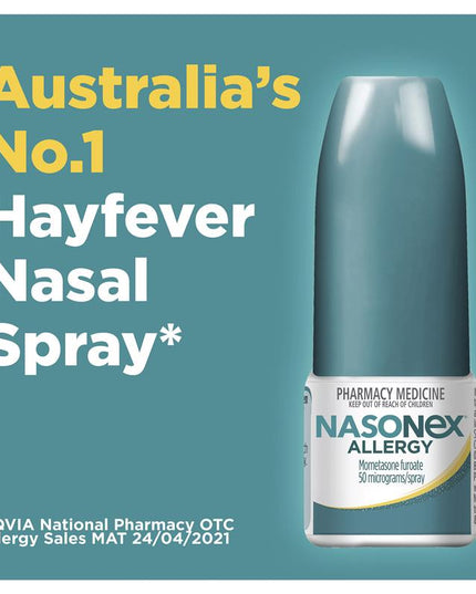 Nasonex Allergy Non-Drowsy 24 Hour Nasal Spray 65 Sprays