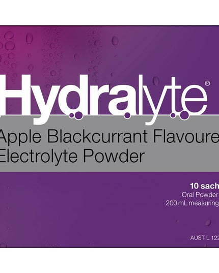 Hydralyte Powder Apple Blackcurrant 5g X 10