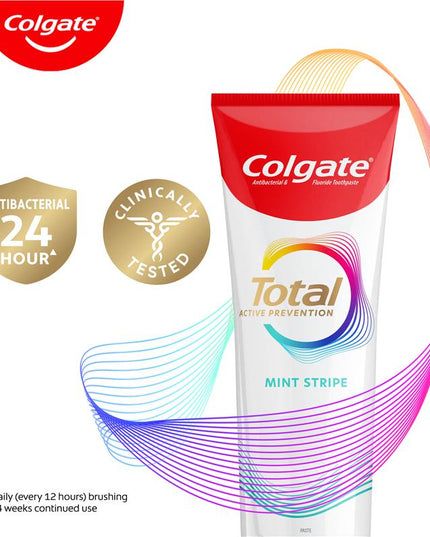 Colgate Toothpaste Total Active Prevention Mint Stripe 115g