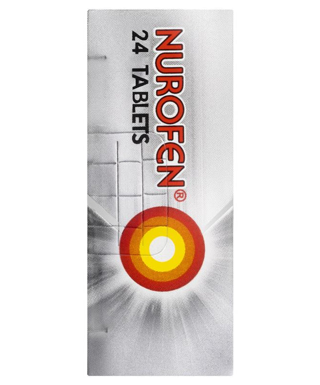 Nurofen Ibuprofen Pain Relief Tablets 200mg 24 Pack