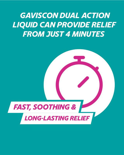 Gaviscon Dual Action Liquid Heartburn & Indigestion Relief 300ml