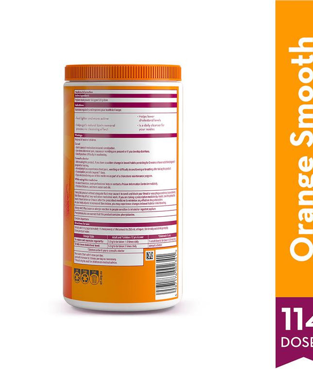 Metamucil Fibre Supplement Smooth Orange 114 Dose 673g