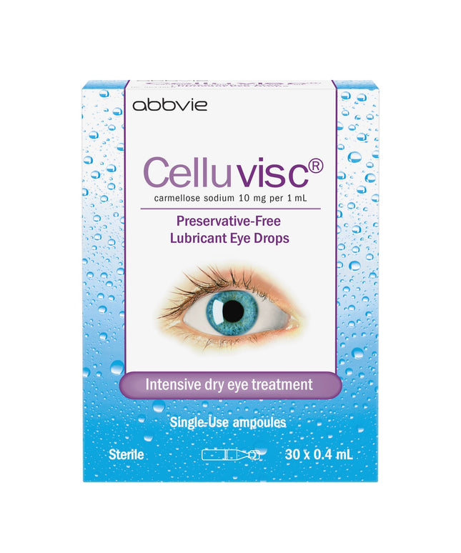 Celluvisc Eye Drops 30 x 0.4mL