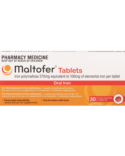Maltofer Oral Iron 100mg 30 Tablets