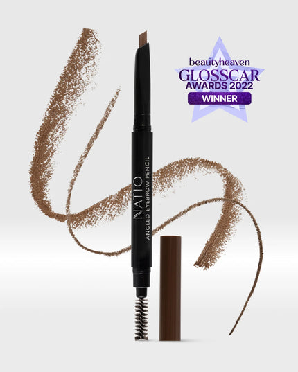 Natio Angled Eyebrow Pencil Dark Brown 0.2g