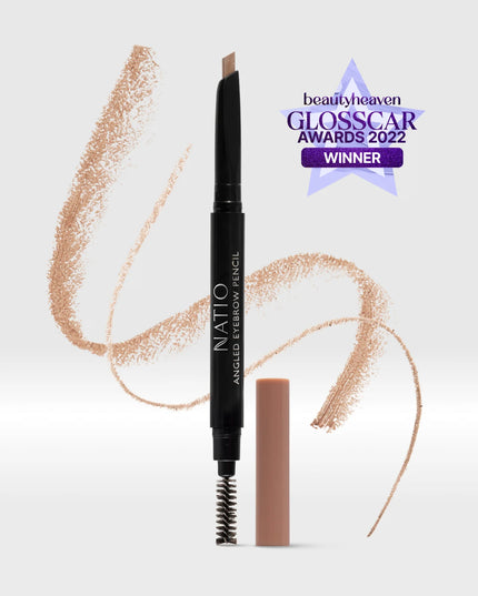 Natio Angled Eyebrow Pencil Light Brown 0.2g