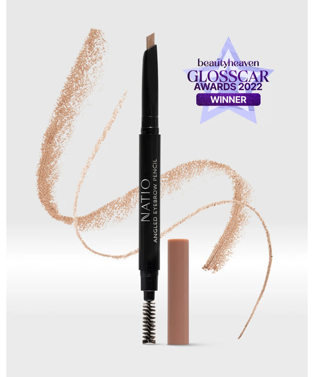Natio Angled Eyebrow Pencil Light Brown 0.2g