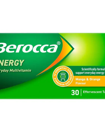 Berocca Energy Mango And Orange 30 Tablets