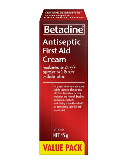 Betadine Antiseptic First Aid Cream 45g