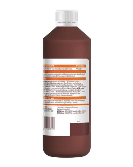 Betadine Antiseptic Topical Solution 500mL