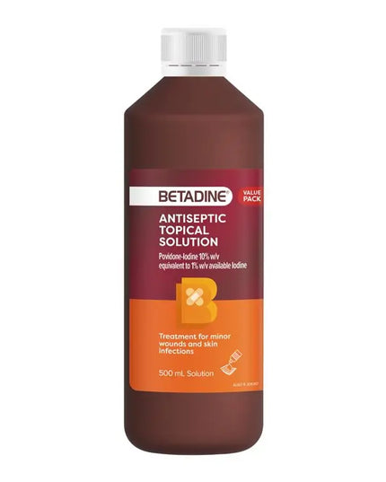 Betadine Antiseptic Topical Solution 500mL
