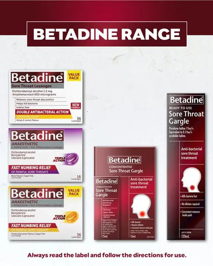 Betadine Sore Throat Ready To Use 200ml