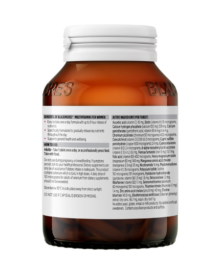 Blackmores Multivitamins For Women 90 Tablets