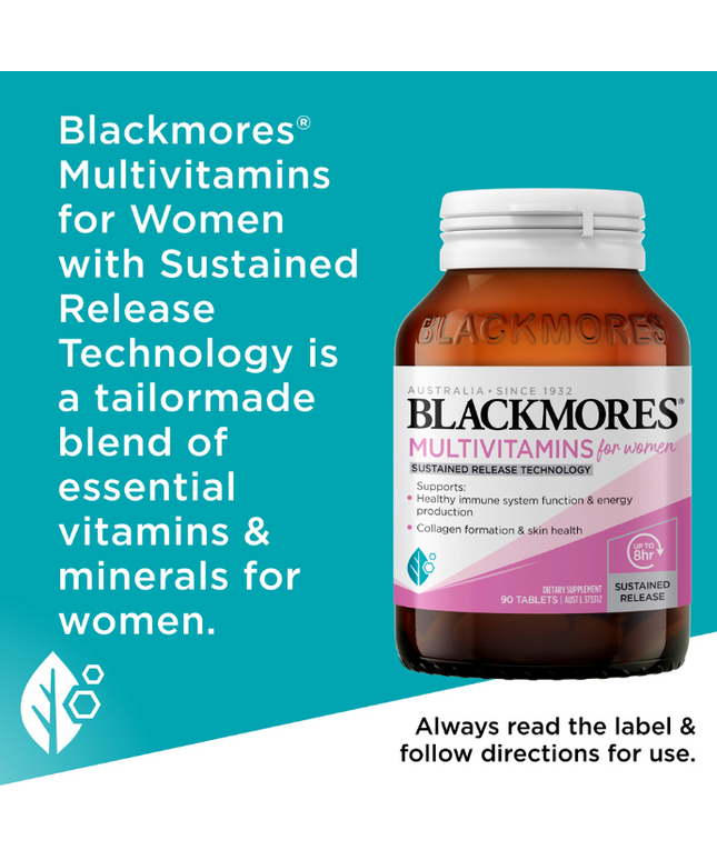 Blackmores Multivitamins For Women 90 Tablets