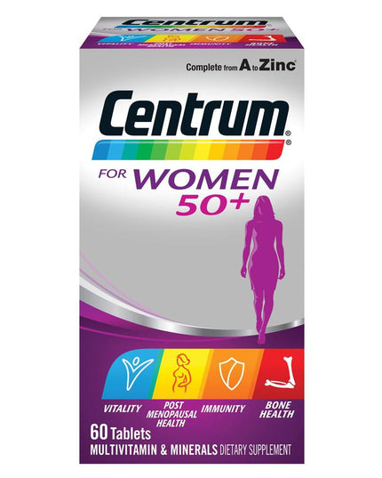 Centrum Multivitamin Women 50+ 60 Tablets