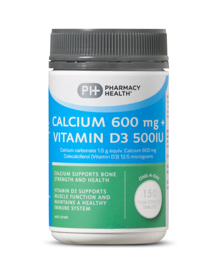 Calcium 600 + Vitamin D3 500iu Tablets