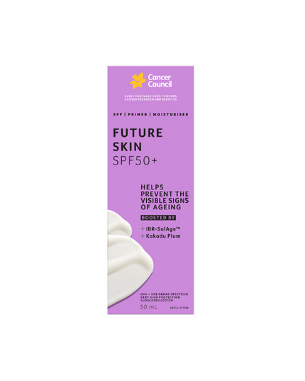 Cancer Council Future Skin SPF50+ Sunscreen Lotion 50mL