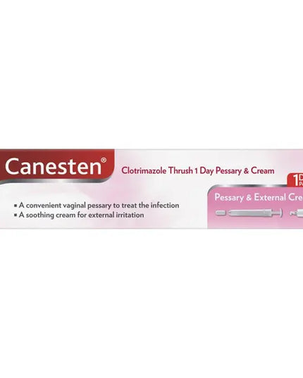 Canesten 1 Day Thrush Treatment Pessary & External Cream