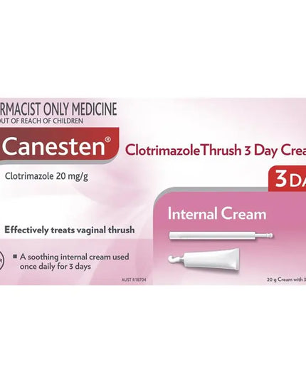 Canesten 3 Day Thrush Treatment Internal Cream